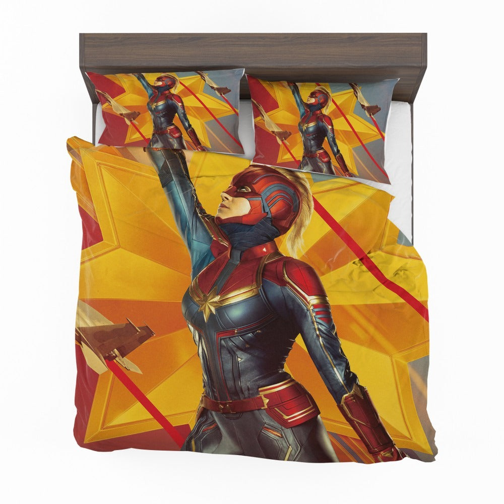 Captain Marvel Movie Brie Larson Avenger Bedding Set