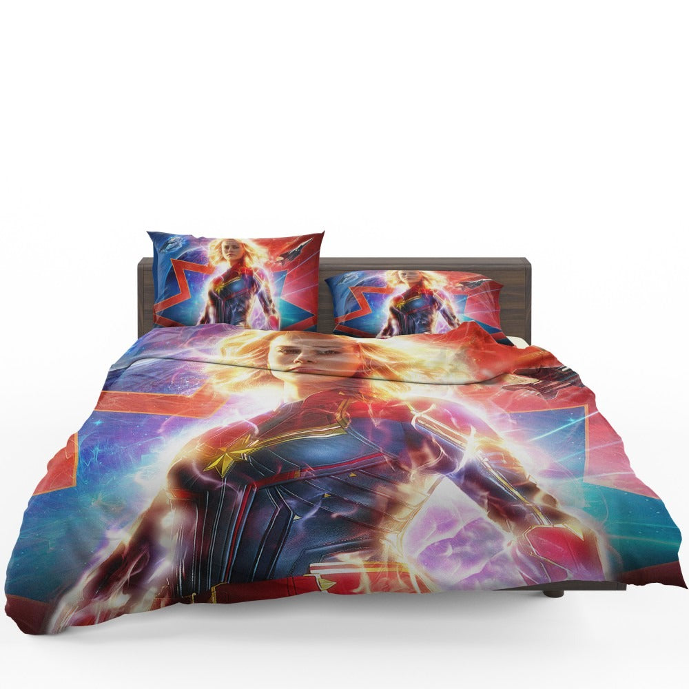 Captain Marvel Movie Brie Larson MCU Bedding Set