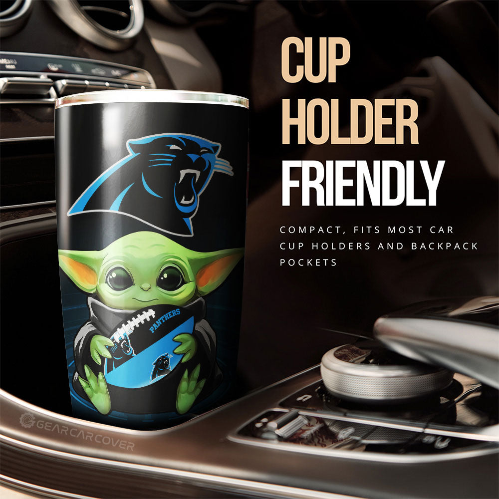 Carolina Panthers Tumbler Cup Custom Car Accessories For Fan