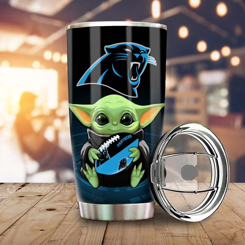 Carolina Panthers Tumbler Cup Custom Car Accessories For Fan