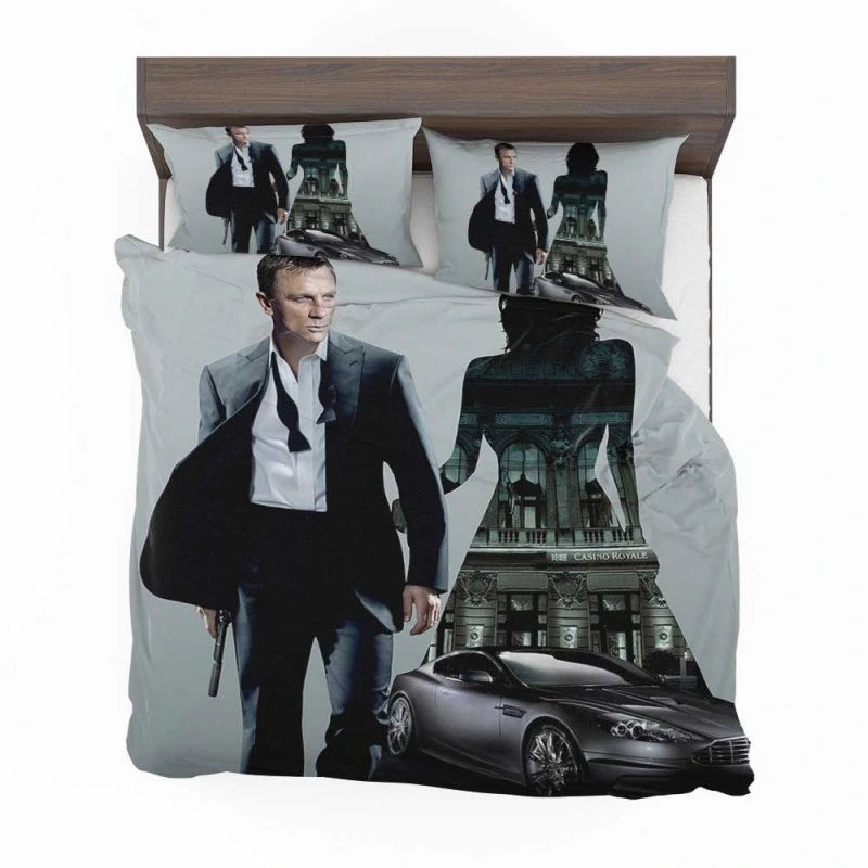 Casino Royale Movie James Bond Daniel Craig Bedding Set