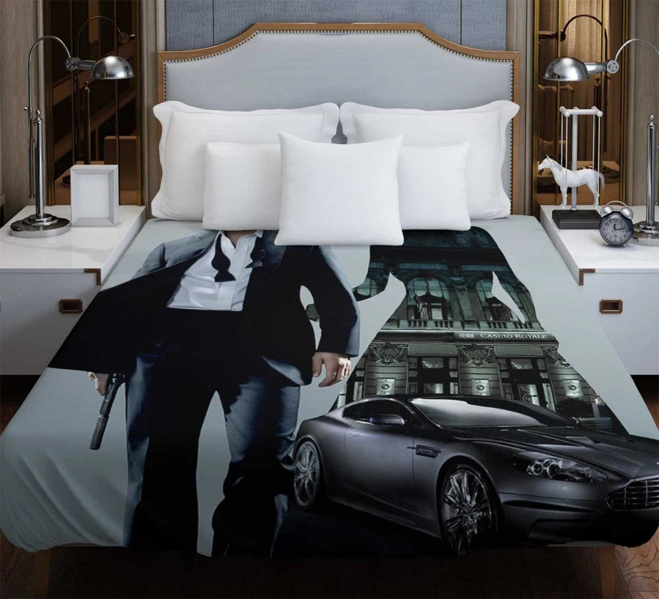 Casino Royale Movie James Bond Daniel Craig Duvet Cover