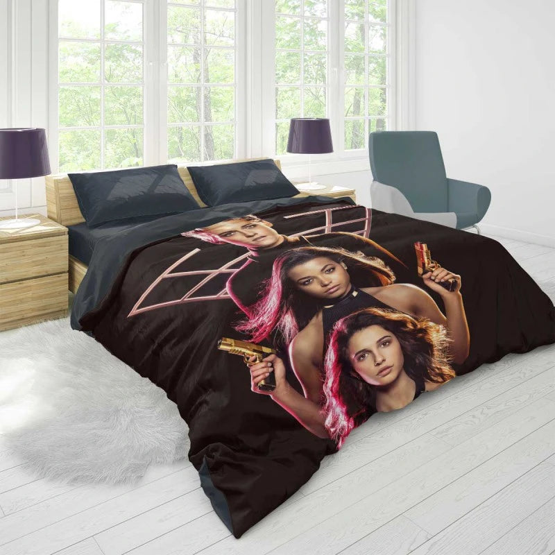 Charlies Angels Kristen Stewart Naomi Scott Ella Balinska Duvet Cover
