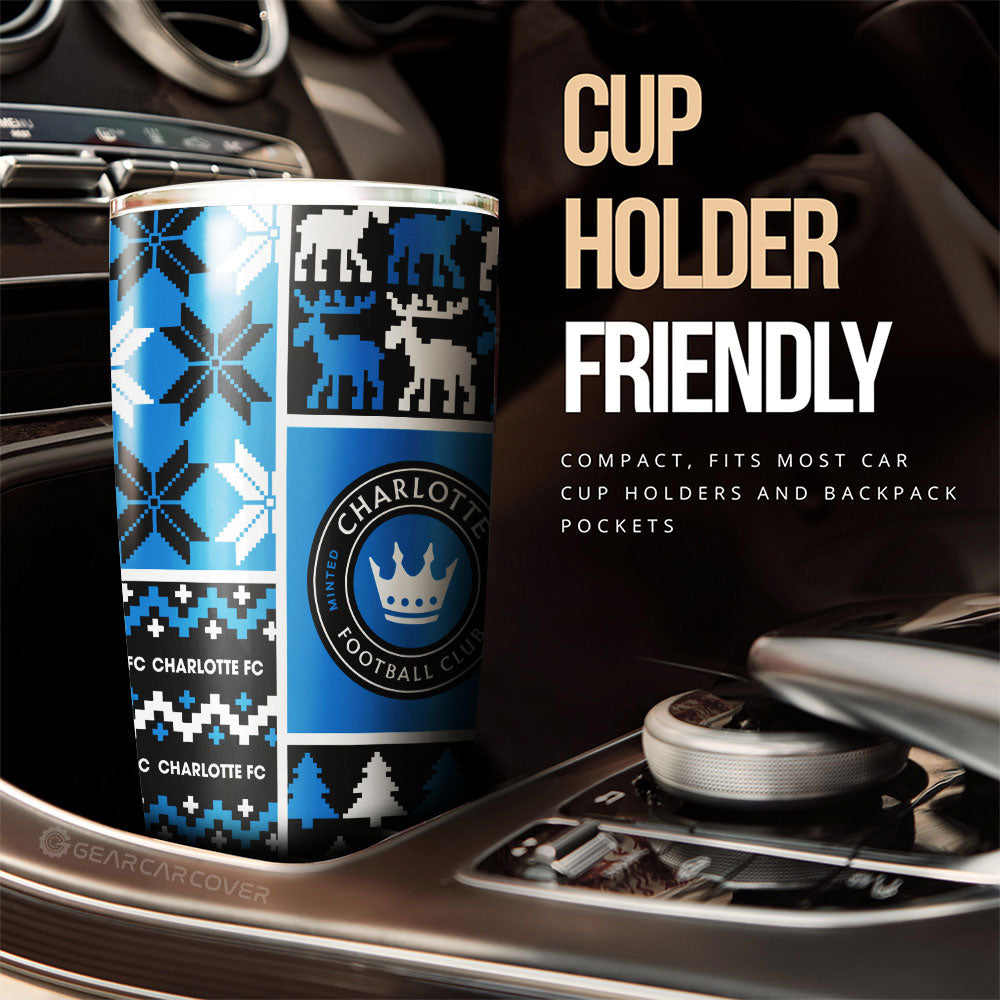 Charlotte FC Tumbler Cup Custom Ugly Style Car Accessories