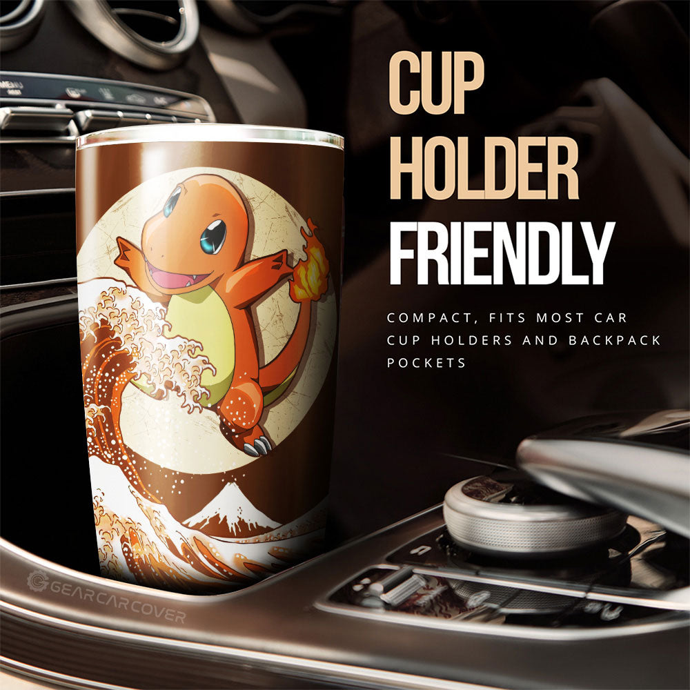 Charmander Tumbler Cup Custom Pokemon Car Accessories