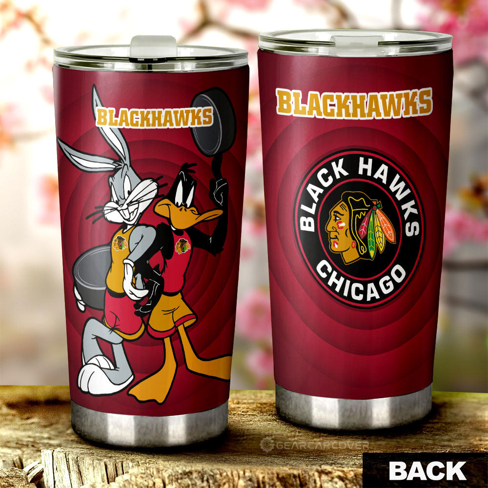 Chicago Blackhawks Tumbler Cup Custom Car Accessories