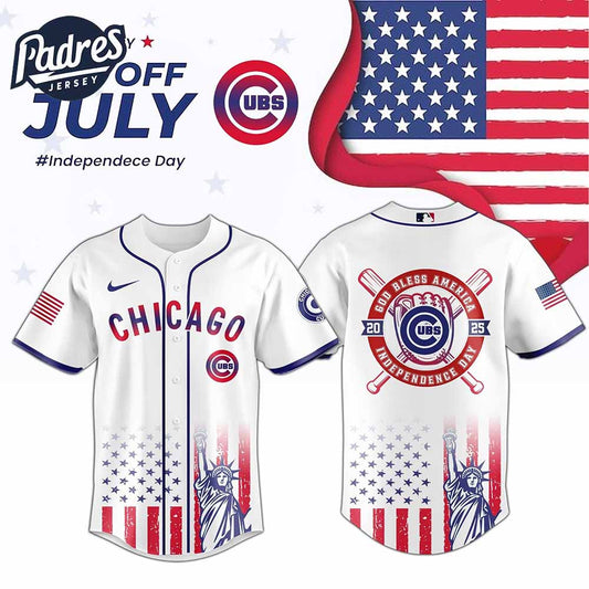Chicago Cubs Special Independence Day 2025 Baseball Jersey - Padres Jersey Oasis: Elevate Your Baseball Style Game