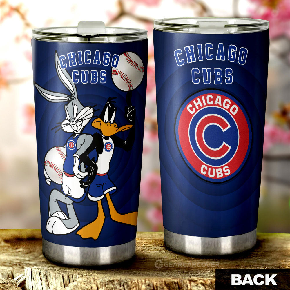 Chicago Cubs Tumbler Cup Custom Car Accessories