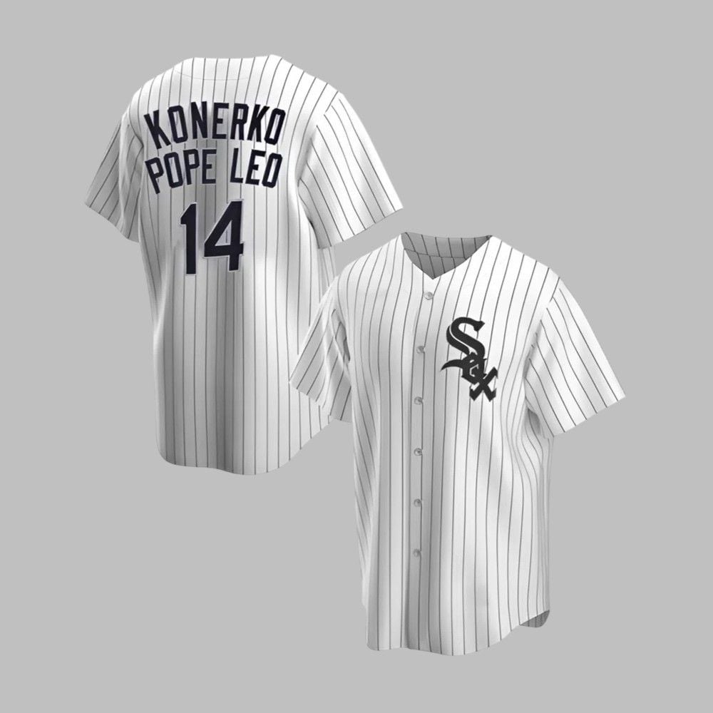 Chicago Sox Paul Konerko Pope Leo XIV Jersey - Grishko.com