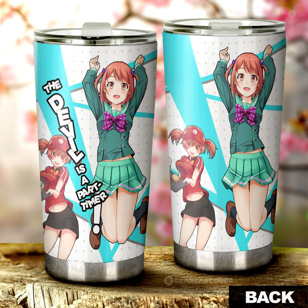 Chiho Sasaki Tumbler Cup Custom The Devil Is a Part-Timer! Anime Car Accessories