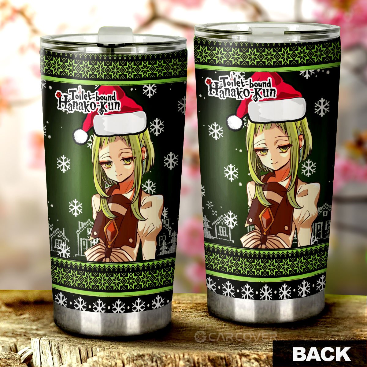 Christmas Anime Toilet-Bound Hanako-kun Sakura Nanamine Tumbler Cup Custom Car Accessories