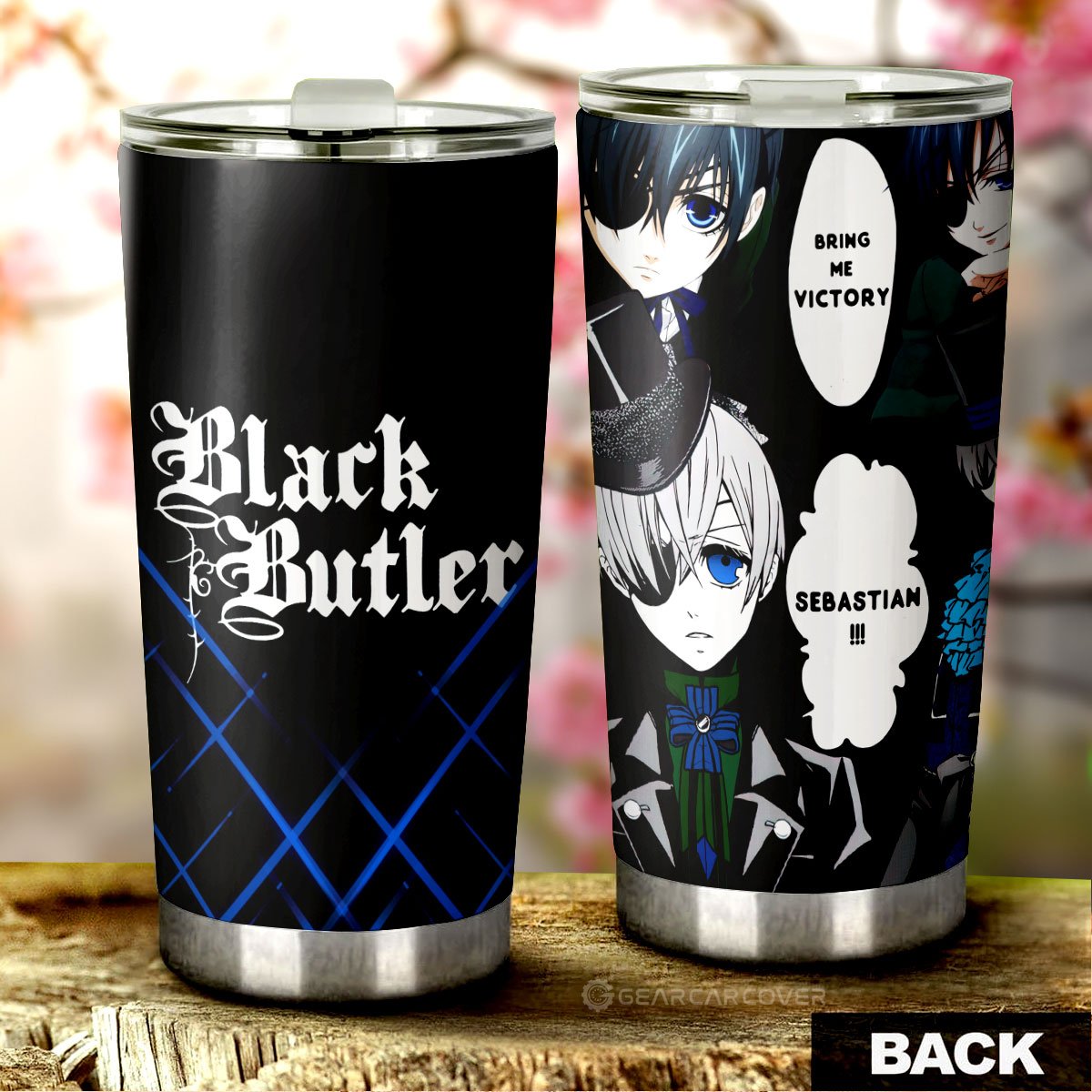 Ciel Phantomhive Tumbler Cup Custom Black Butler Car Accessories
