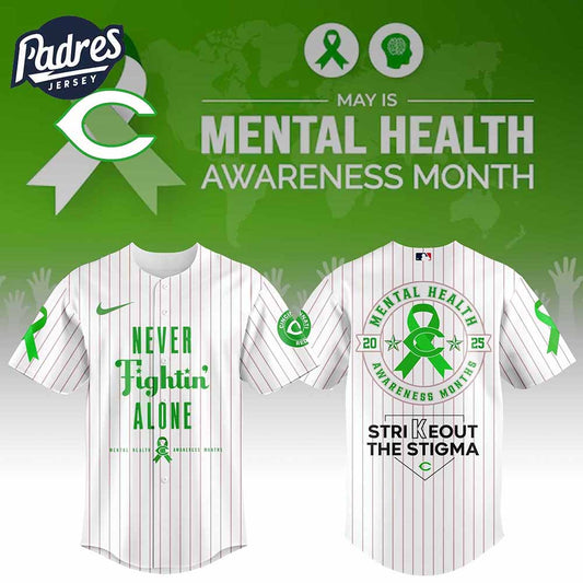 Cincinnati Reds MLB x Special Mental Health Awareness Week Baseball Jersey - Padres Jersey Oasis: Elevate Your Baseball Style Game