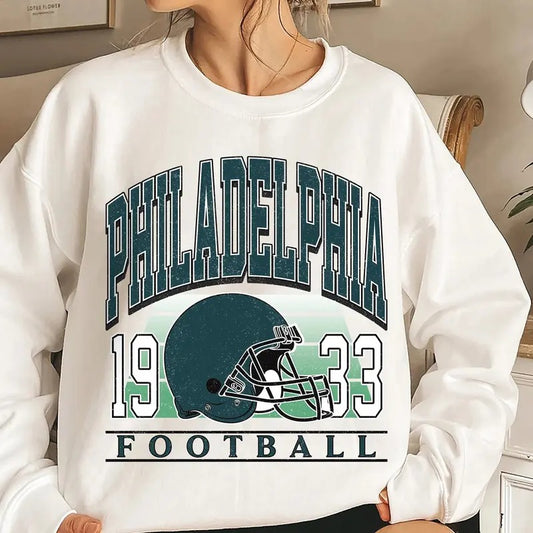 Classic Philadelphia Football Sweatshirt, Philadelphia Football Sweatshirt, Philadelphia Vintage Football Crewneck, Philadelphia Sweater