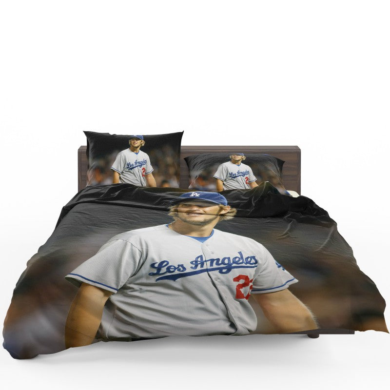 Clayton Kershaw Baseball Pitcher Los Angeles Dodgers Bedding Set