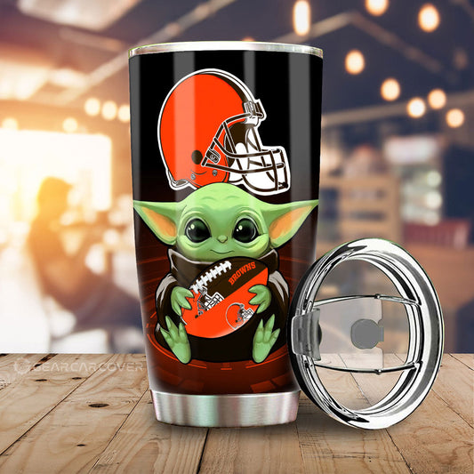 Cleveland Browns Tumbler Cup Custom Car Accessories For Fan