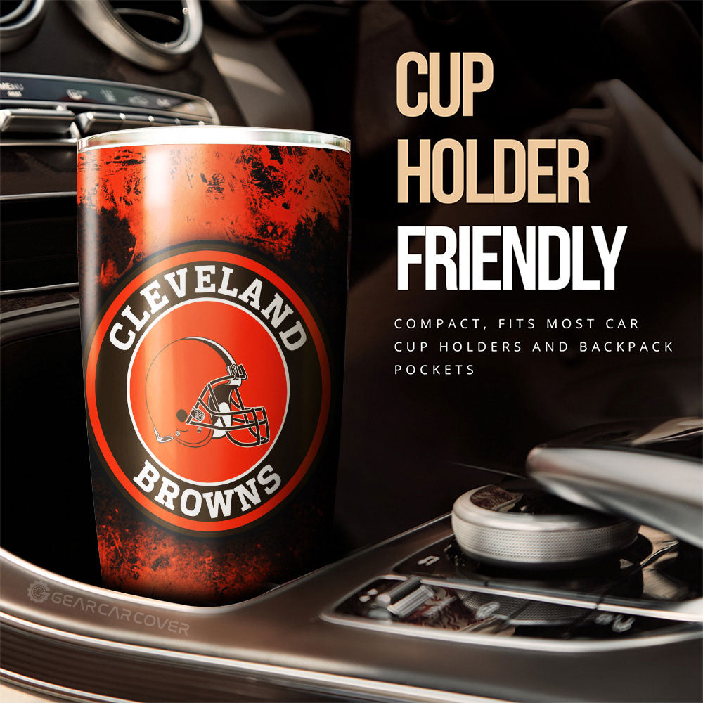Cleveland Browns Tumbler Cup Custom Car Accessories