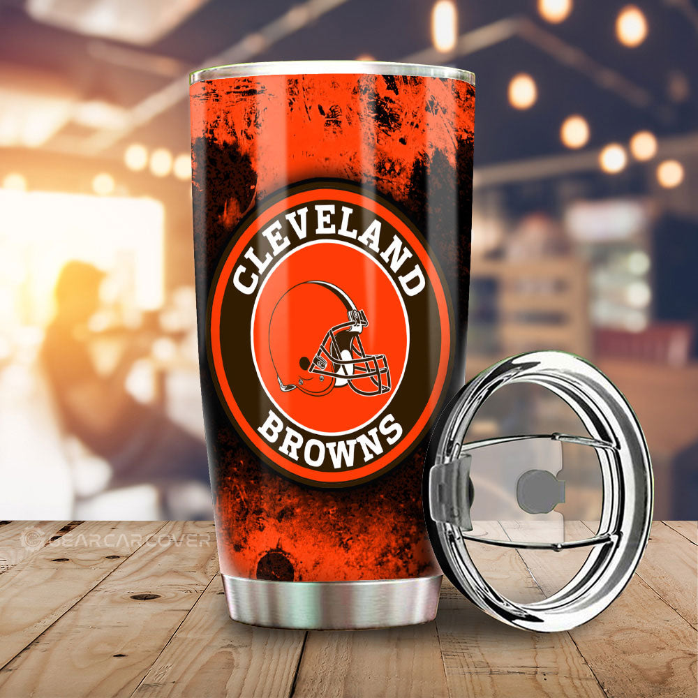 Cleveland Browns Tumbler Cup Custom Car Accessories
