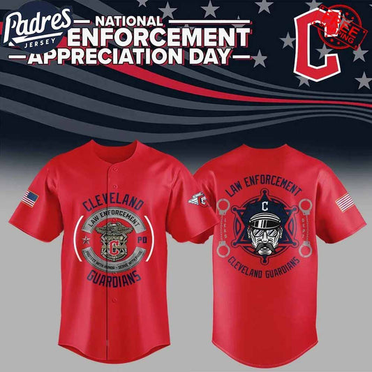 Cleveland Guardians Law Enforcement Baseball Jersey - Padres Jersey Oasis: Elevate Your Baseball Style Game