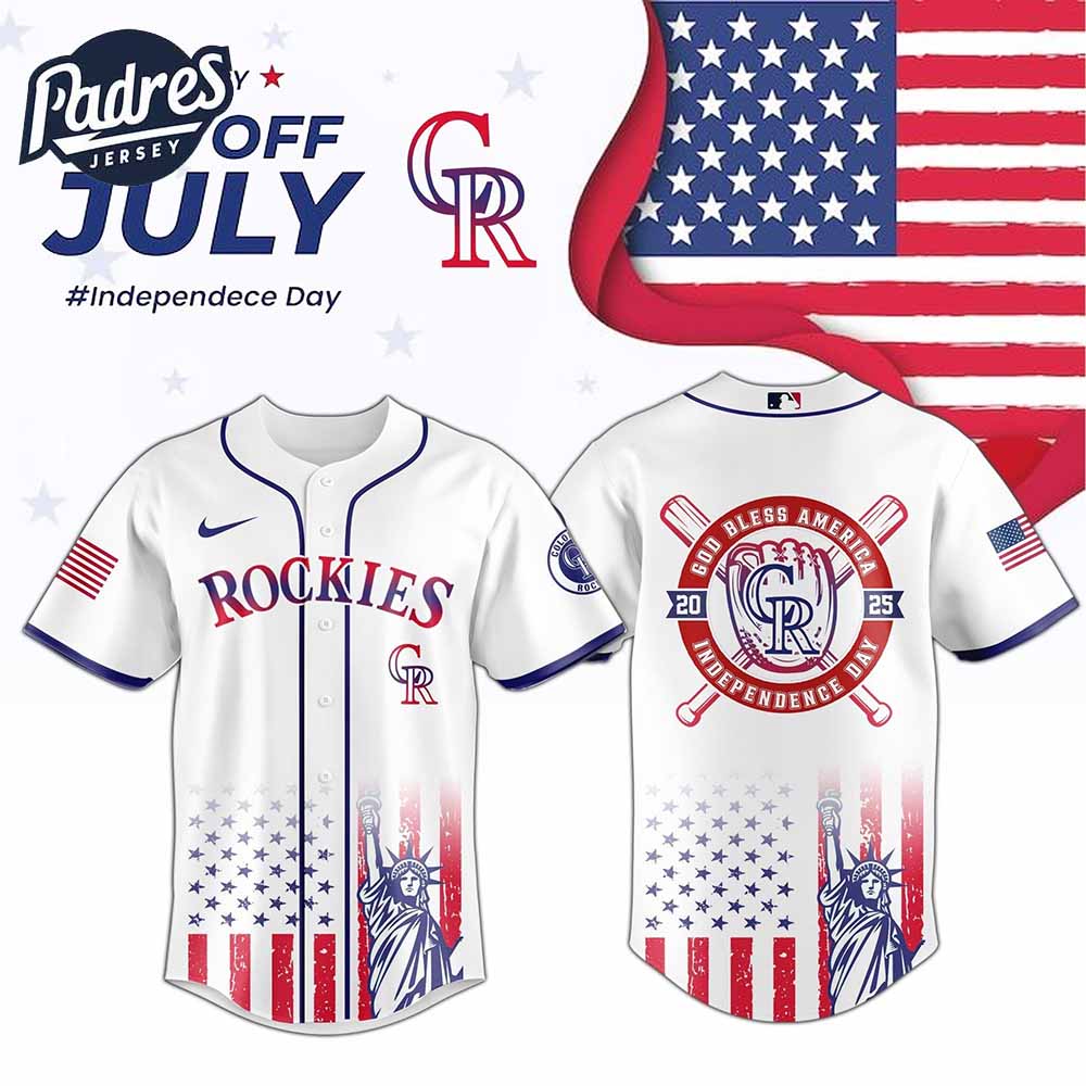 Colorado Rockies Special Independence Day 2025 Baseball Jersey - Padres Jersey Oasis: Elevate Your Baseball Style Game