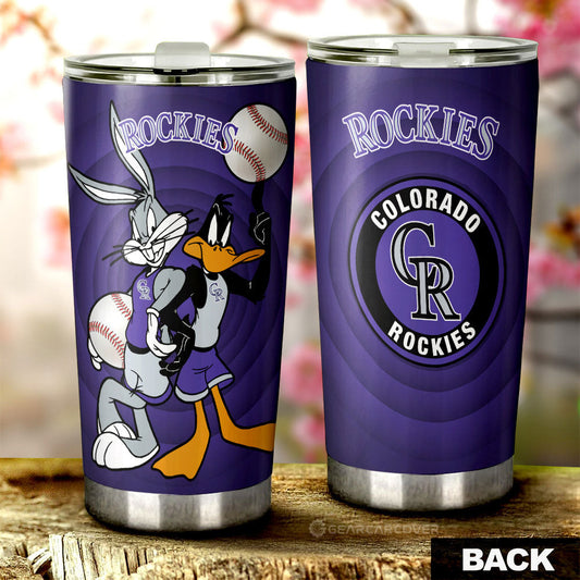 Colorado Rockies Tumbler Cup Custom Car Accessories