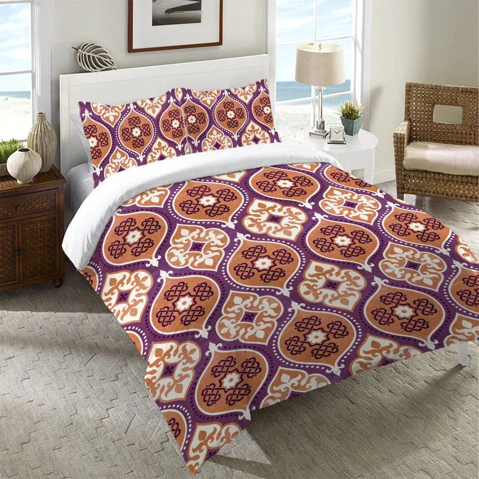 Cool Mood Raspberry Duvet Cover Bedding Set | Personalized 3-pc Duvet Cover With Pillowcases