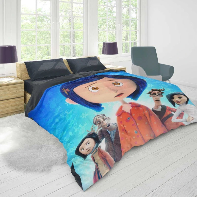 Coraline Movie Coraline Jones Mel Jones Duvet Cover