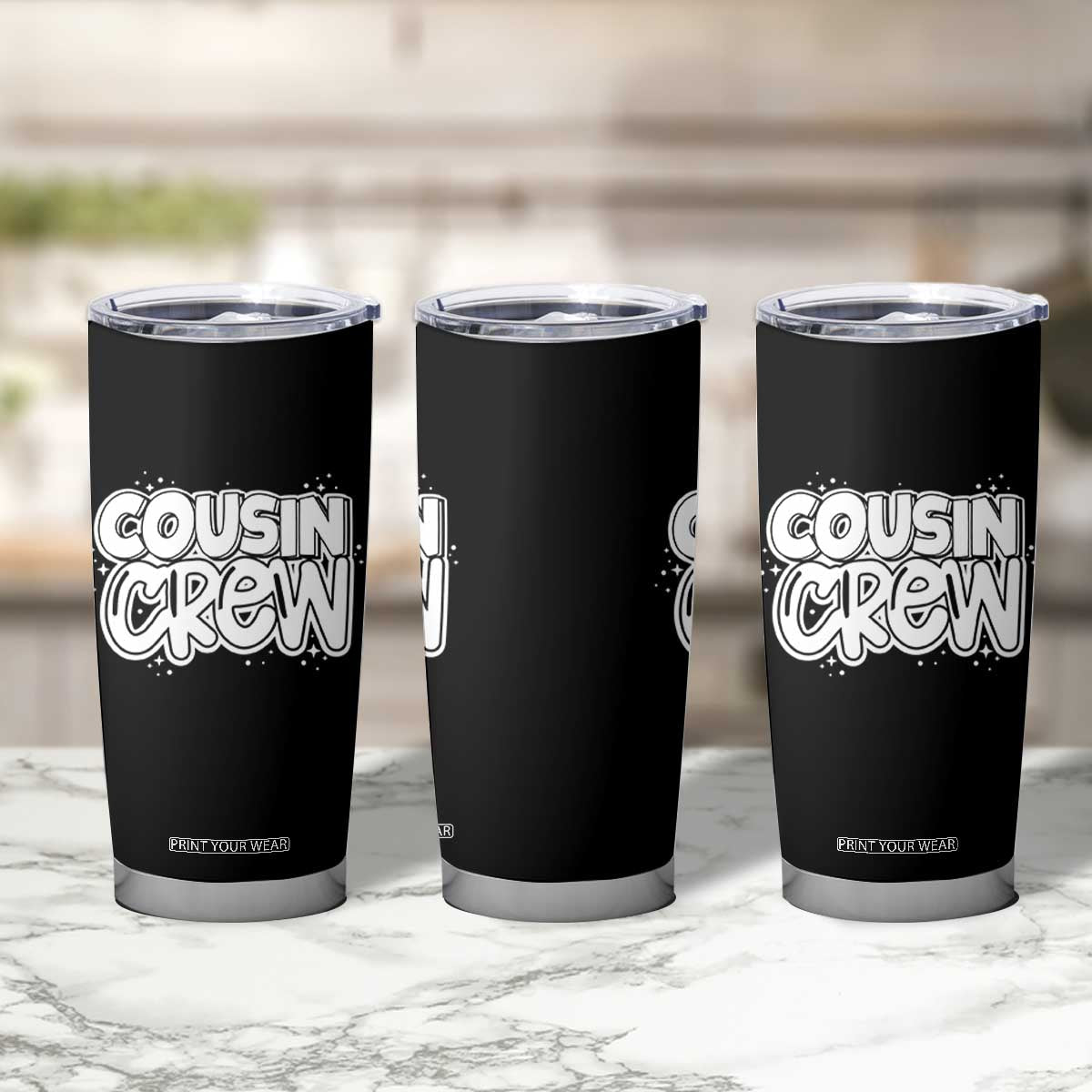 Cousin Crew Tumbler Cup Cute Matching Cousins Summer Beach Vacation TS10