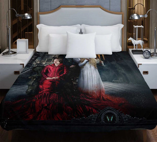 Crimson Peak Movie Mia Wasikowska, Tom Hiddleston, Jessica Chastain Duvet Cover