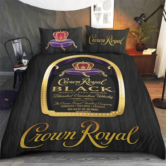 Crown Royal Black Bedding Set