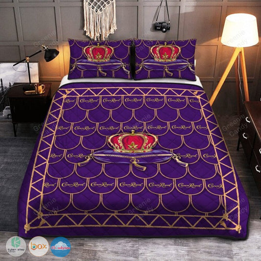 Crown Royal Deluxe Whiskey Bedding Set V2