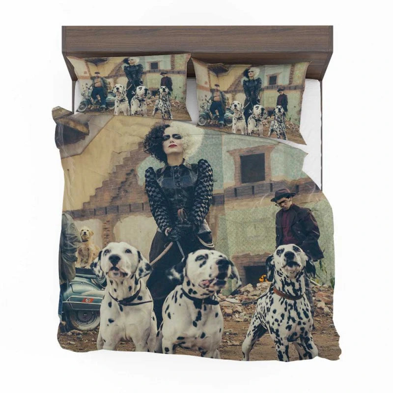 Cruella Movie Emma Stone Bedding Set