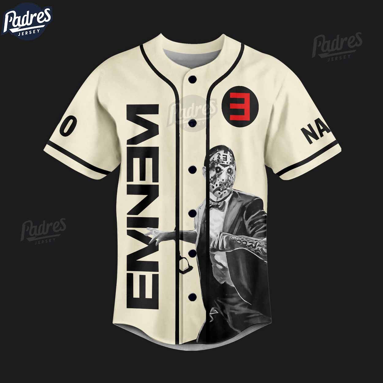 Custom Eminem The Death Of Slim Shady Baseball Jersey - Padres Jersey Oasis: Elevate Your Baseball Style Game