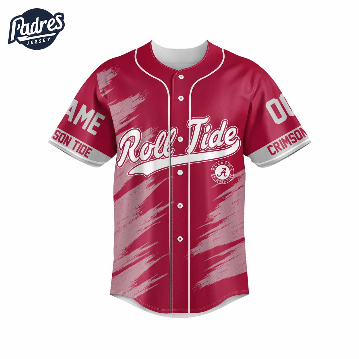 Custom God First Family Second Then Alabama Crimson Tide Football Baseball Jersey - Padres Jersey Oasis: Elevate Your Baseball Style Game