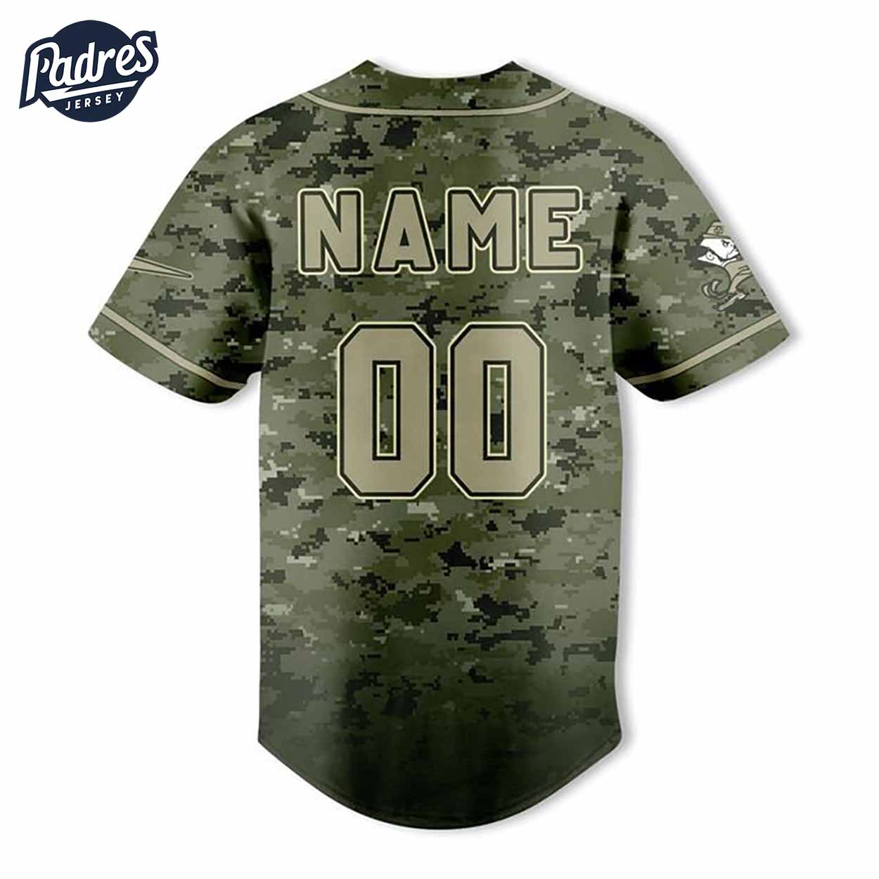Custom NCAA Notre Dame Fighting Irish Eagle Camo Baseball Jersey - Padres Jersey Oasis: Elevate Your Baseball Style Game