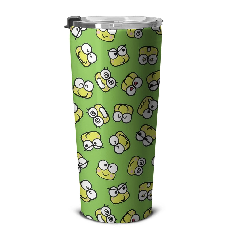 Cute Emotional Face Of Frog Tumbler Stainless Steel