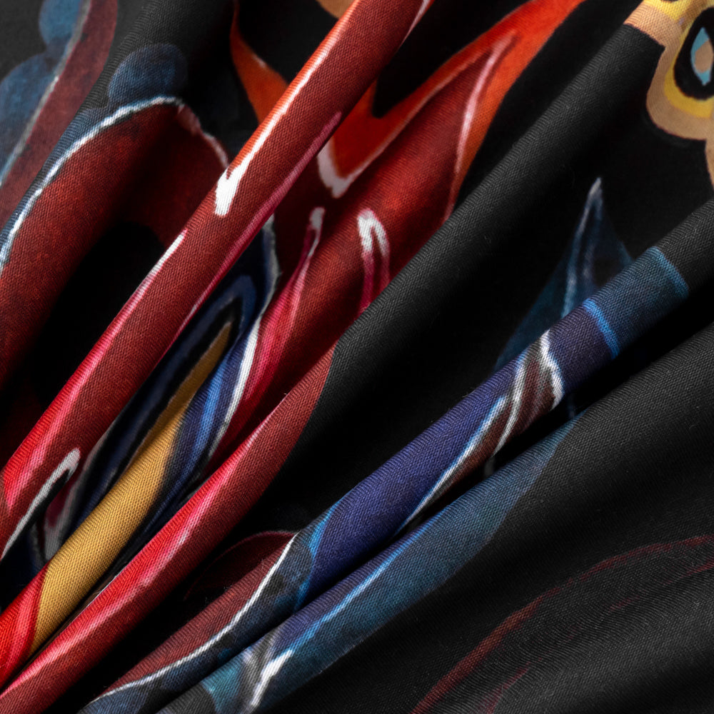 3D Butterfly Floral Red Retro Quilt Cover Set Bedding Set Duvet Cover Pillowcases 533