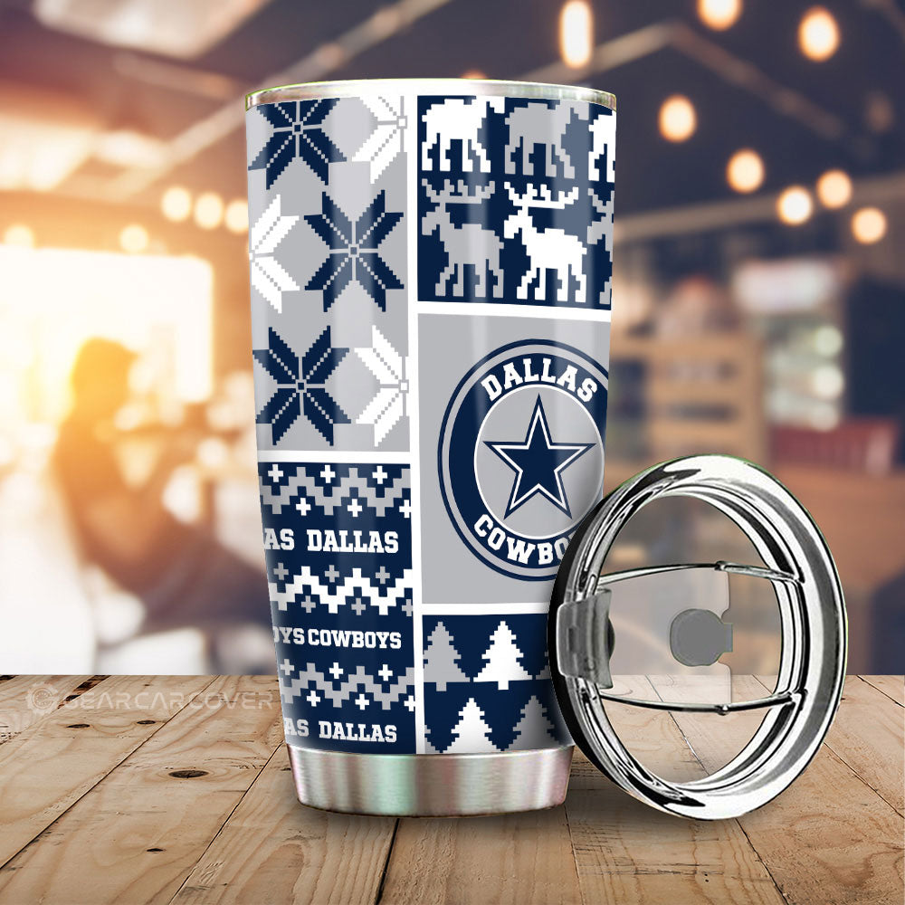 Dallas Cowboys Tumbler Cup Custom Ugly Style Car Accessories
