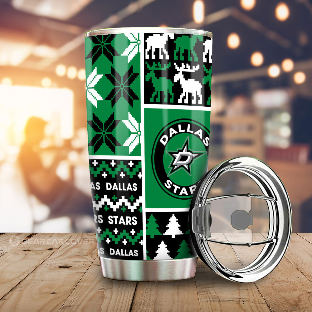 Dallas Stars Tumbler Cup Custom Ugly Style Car Accessories