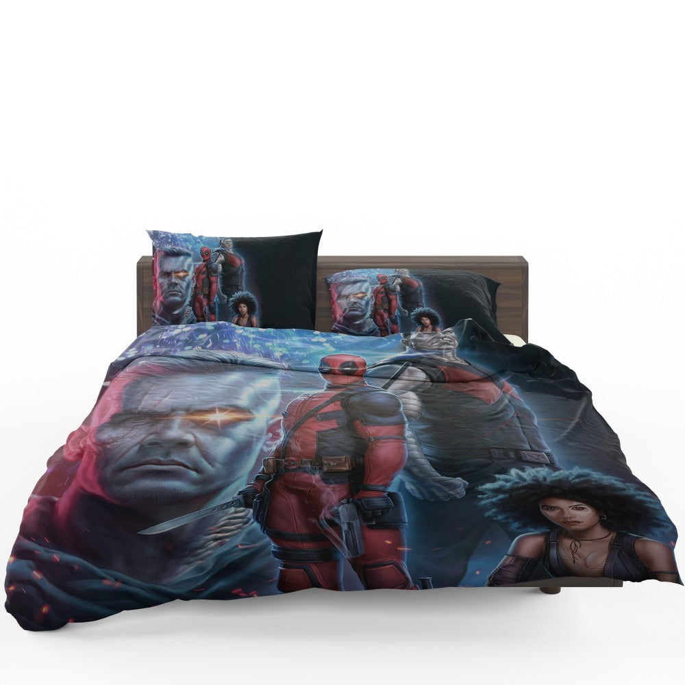 Deadpool 2 Movie Cable Domino Bedding Set