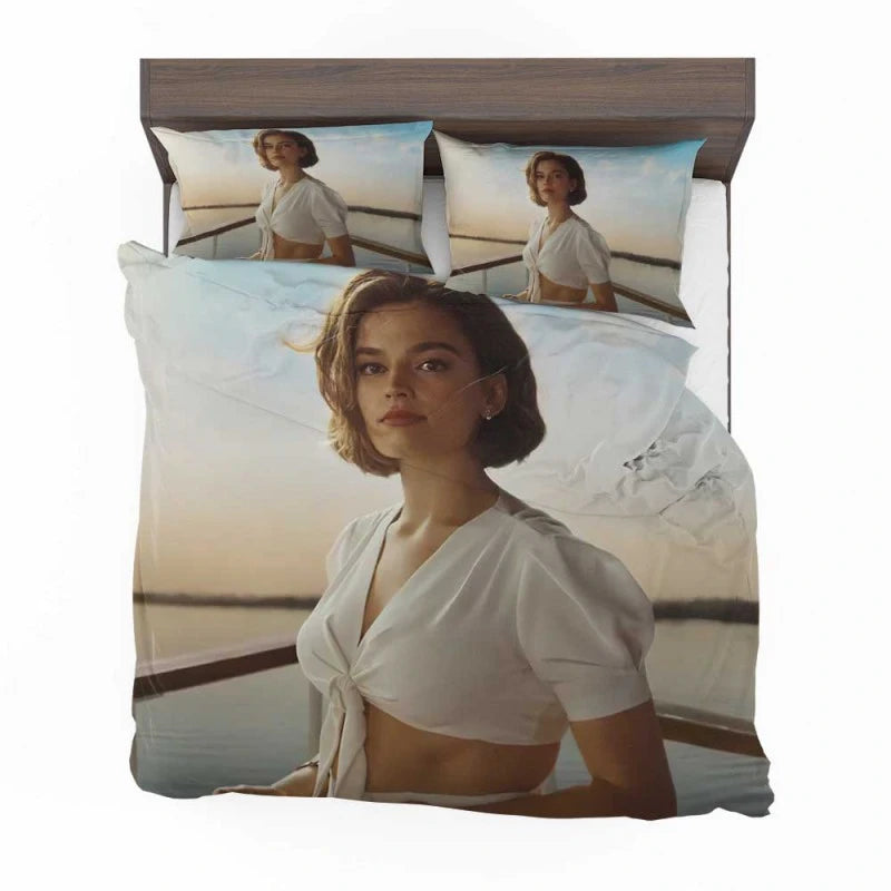 Death on the Nile Movie Emma Mackey Bedding Set