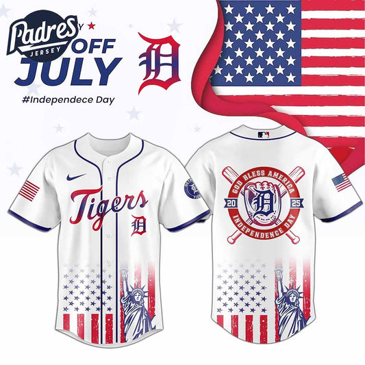 Detroit Tigers Special Independence Day 2025 Baseball Jersey - Padres Jersey Oasis: Elevate Your Baseball Style Game