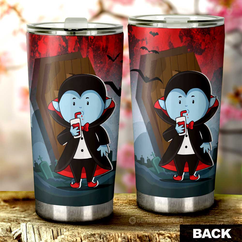 Dracula Tumbler Cup Custom Halloween Characters Car Interior Accessories