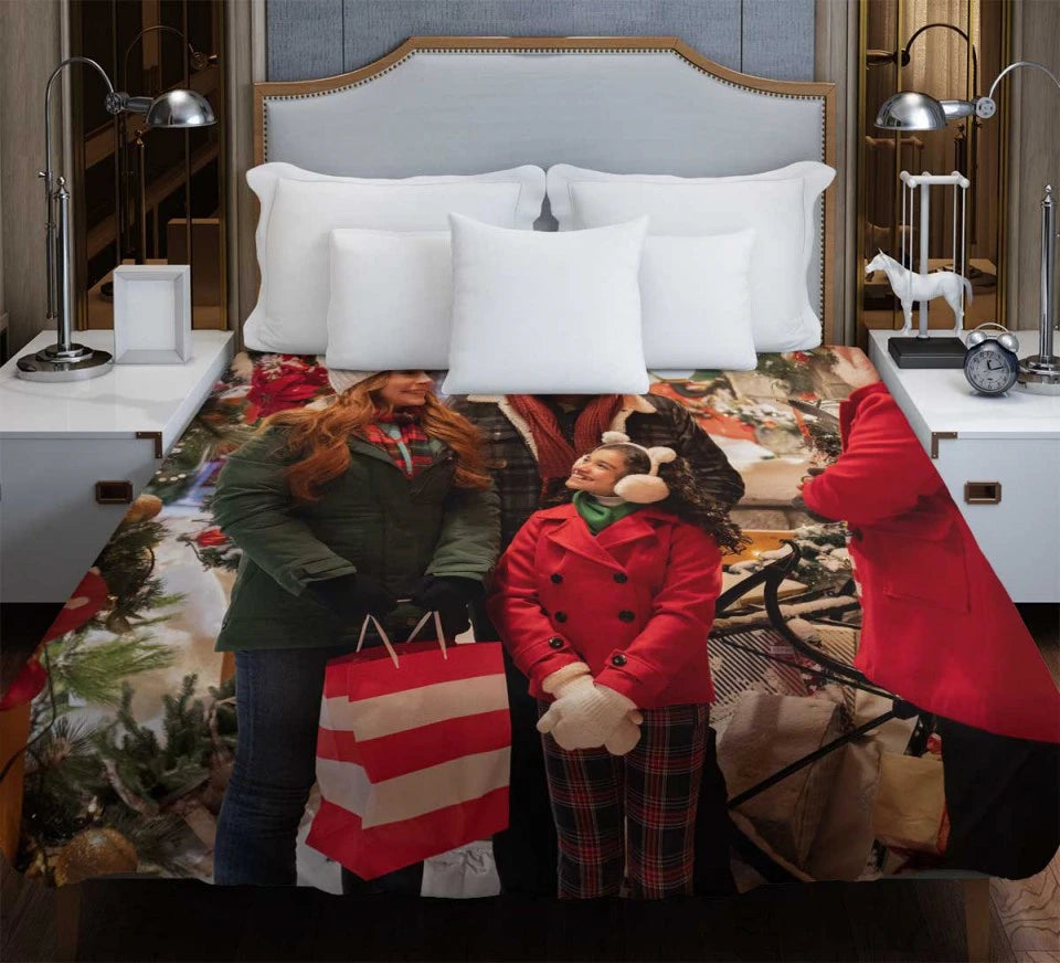 Falling for Christmas Movie Duvet Cover