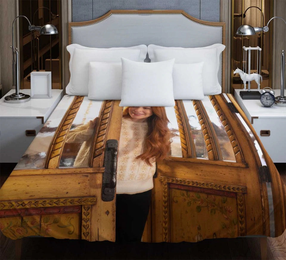 Falling for Christmas Movie Lindsay Lohan Duvet Cover