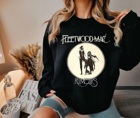 Fleetwood Mac Vintage Sweatshirt, Stevie Nicks Inspired Retro Design