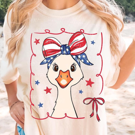 Floral Coquette USA Tshirt, Retro America, 4th Of July Shirt, Patriotic, Girly Tee