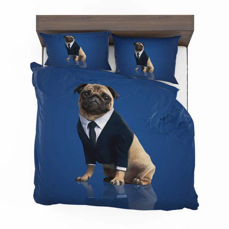 Frank the Pug Men in Black International Movie Bedding Set
