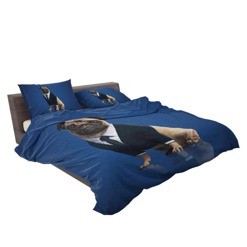 Frank the Pug Men in Black International Movie Bedding Set