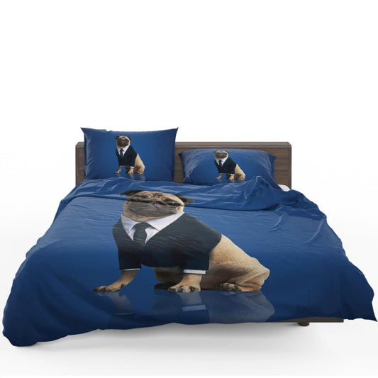 Frank the Pug Men in Black International Movie Bedding Set